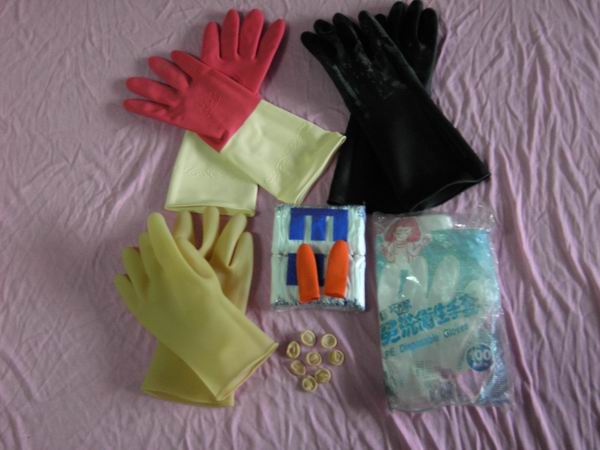 橡膠手套